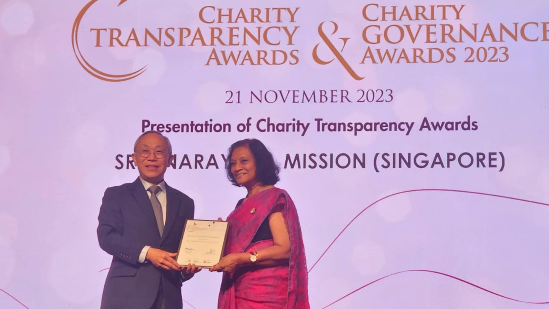 SNM wins Charity Transparency Award 2023