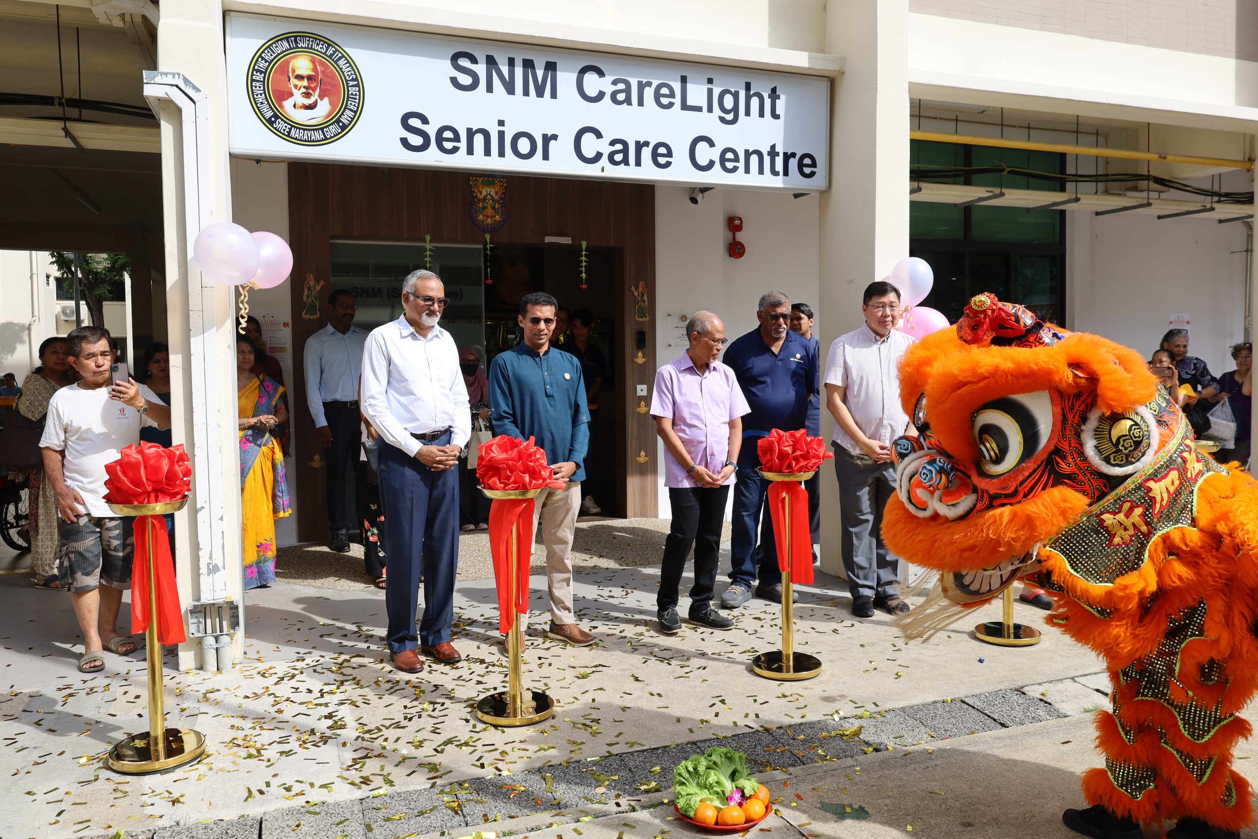 The grand opening of SNM Carelight Senior Care Centre!