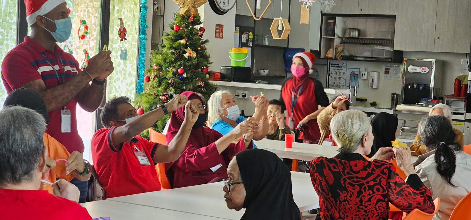 Celebrating Christmas at our Active Ageing and Senior Care Centres!