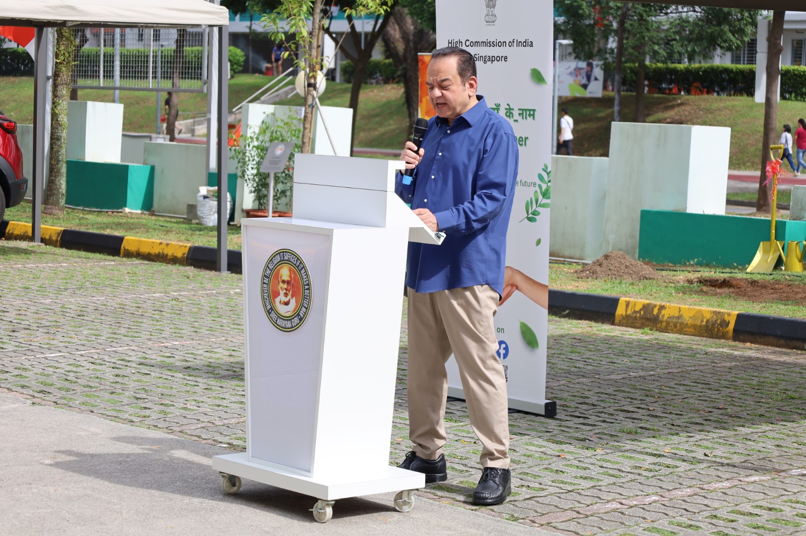 #Plant4Mother Tree Planting Ceremony with the High Commission of India