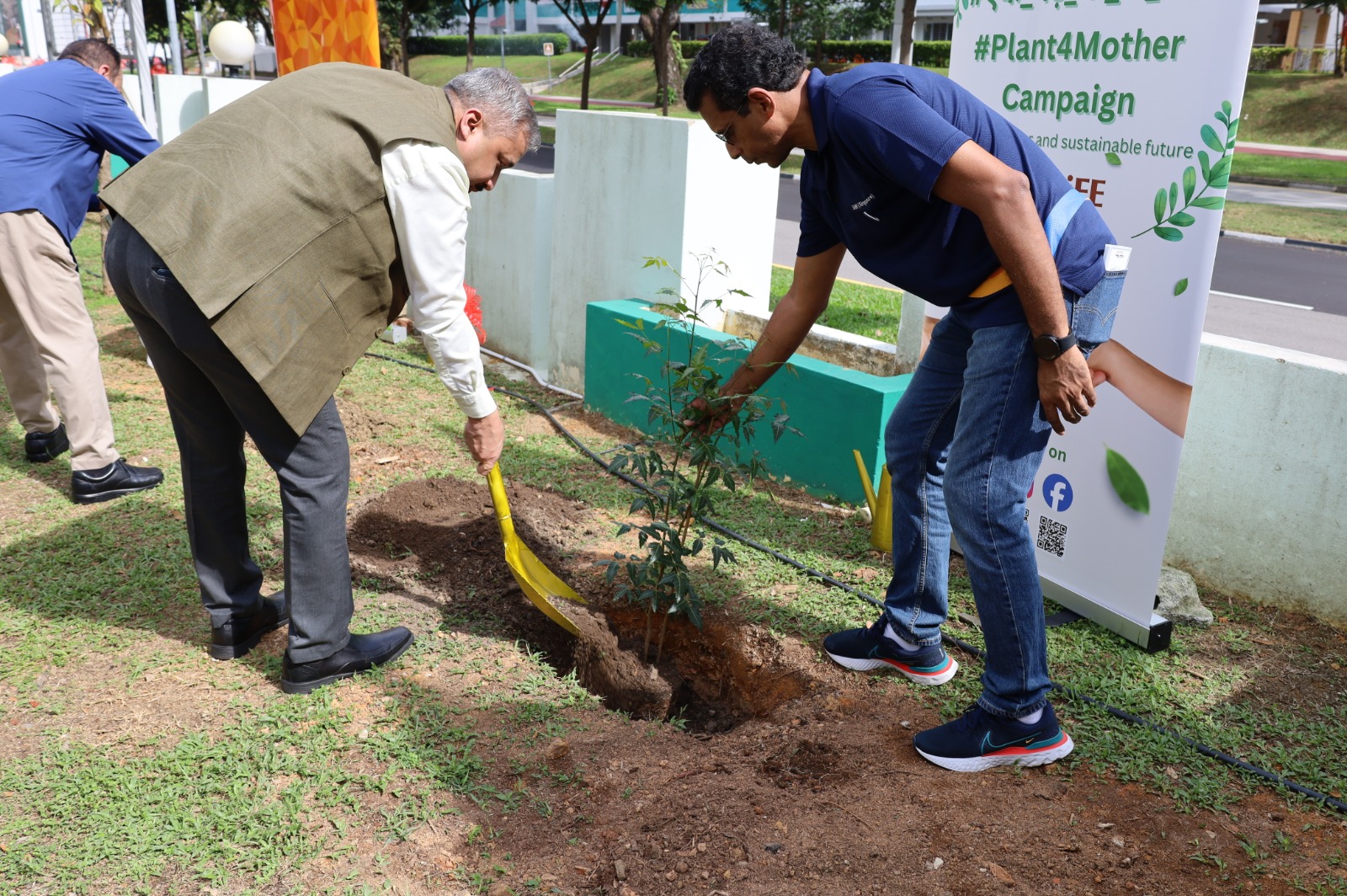 #Plant4Mother Tree Planting Ceremony with the High Commission of India