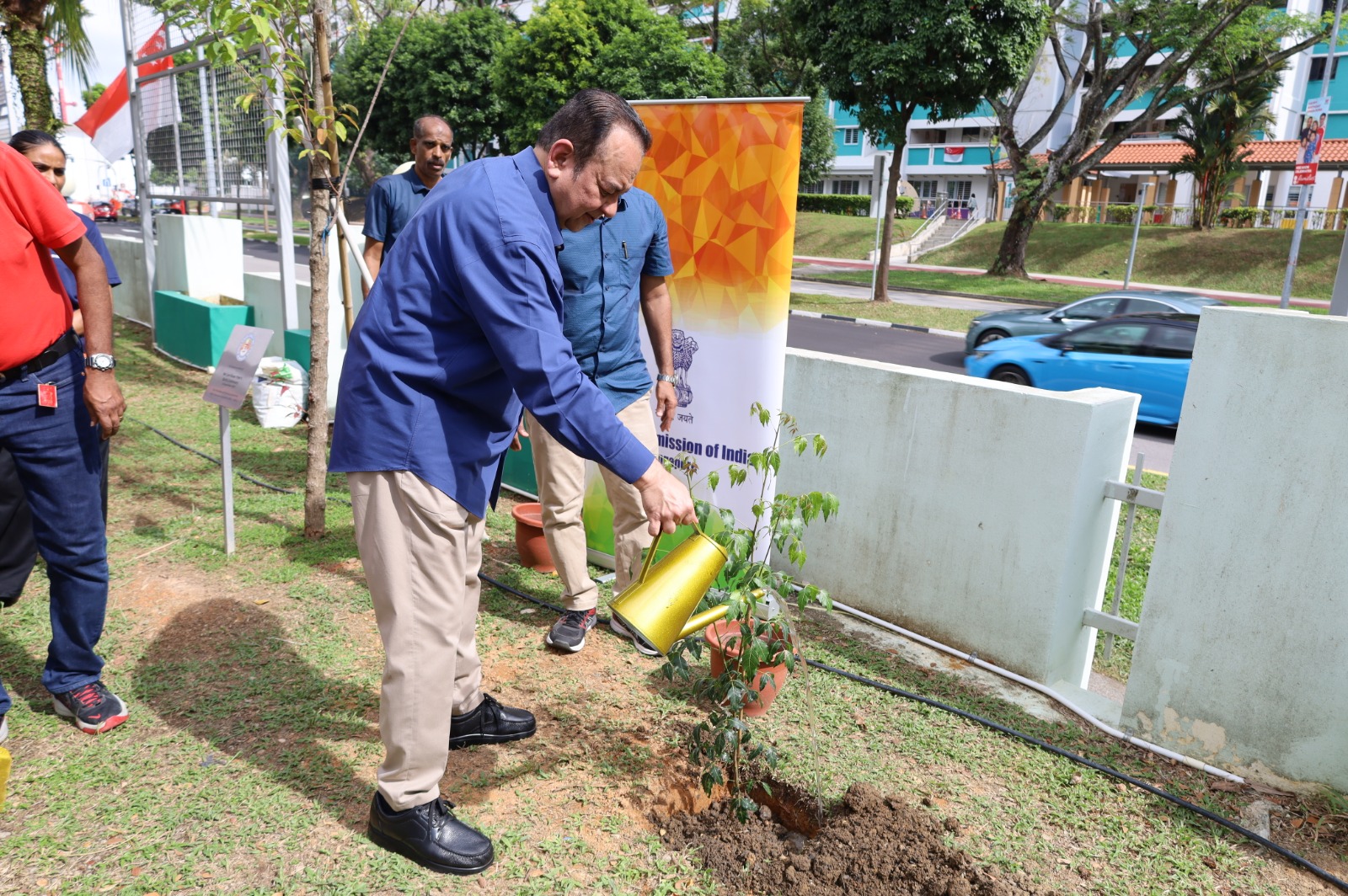 #Plant4Mother Tree Planting Ceremony with the High Commission of India