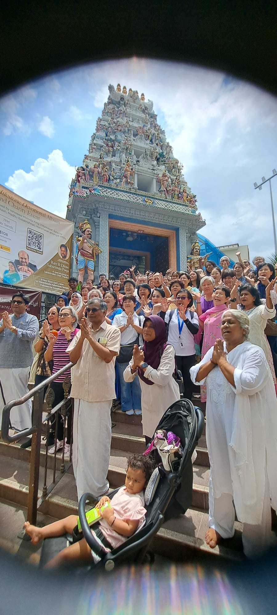 Seniors Visit Holy Tree Sri Balasubramaniar Temple