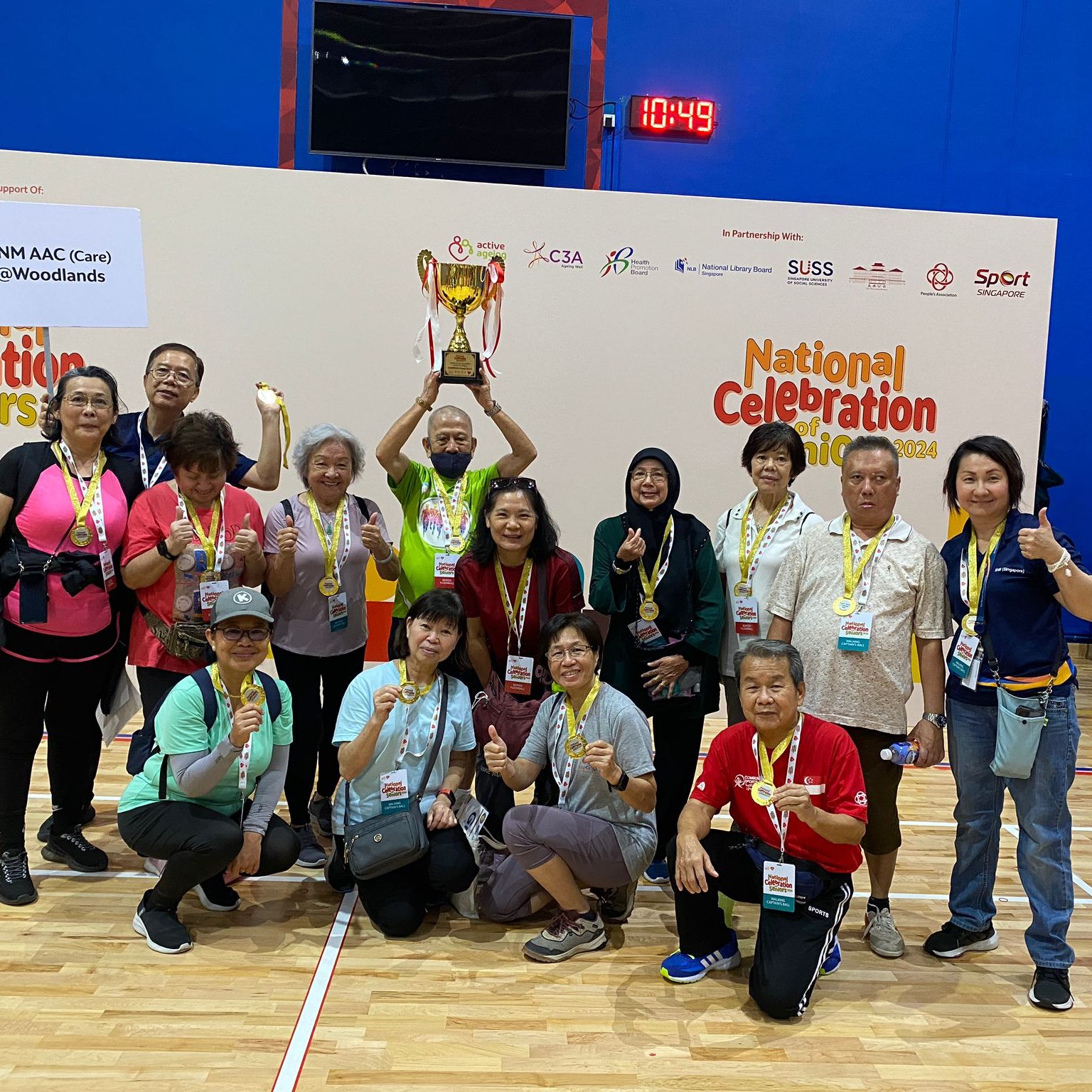 Seniors’ Sport Challenge at Clementi Sports Hall