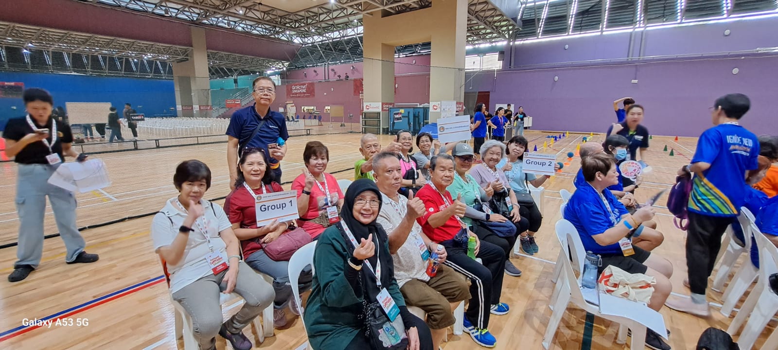 Seniors’ Sport Challenge at Clementi Sports Hall