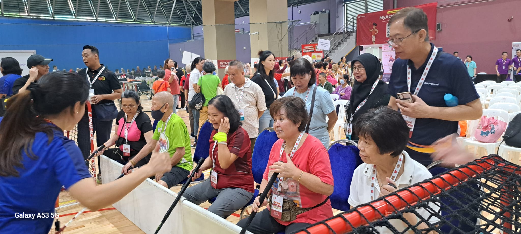 Seniors’ Sport Challenge at Clementi Sports Hall