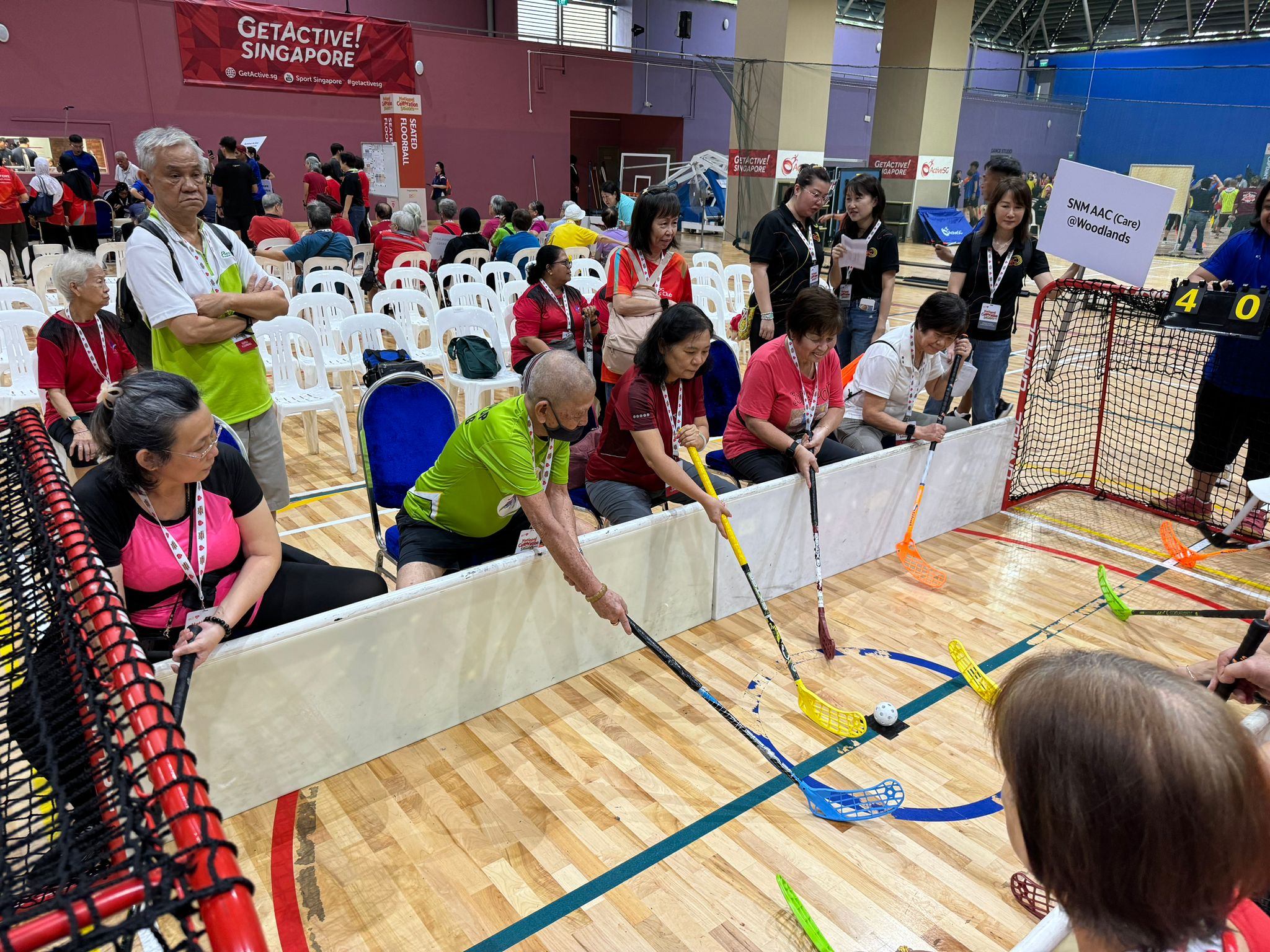 Seniors’ Sport Challenge at Clementi Sports Hall