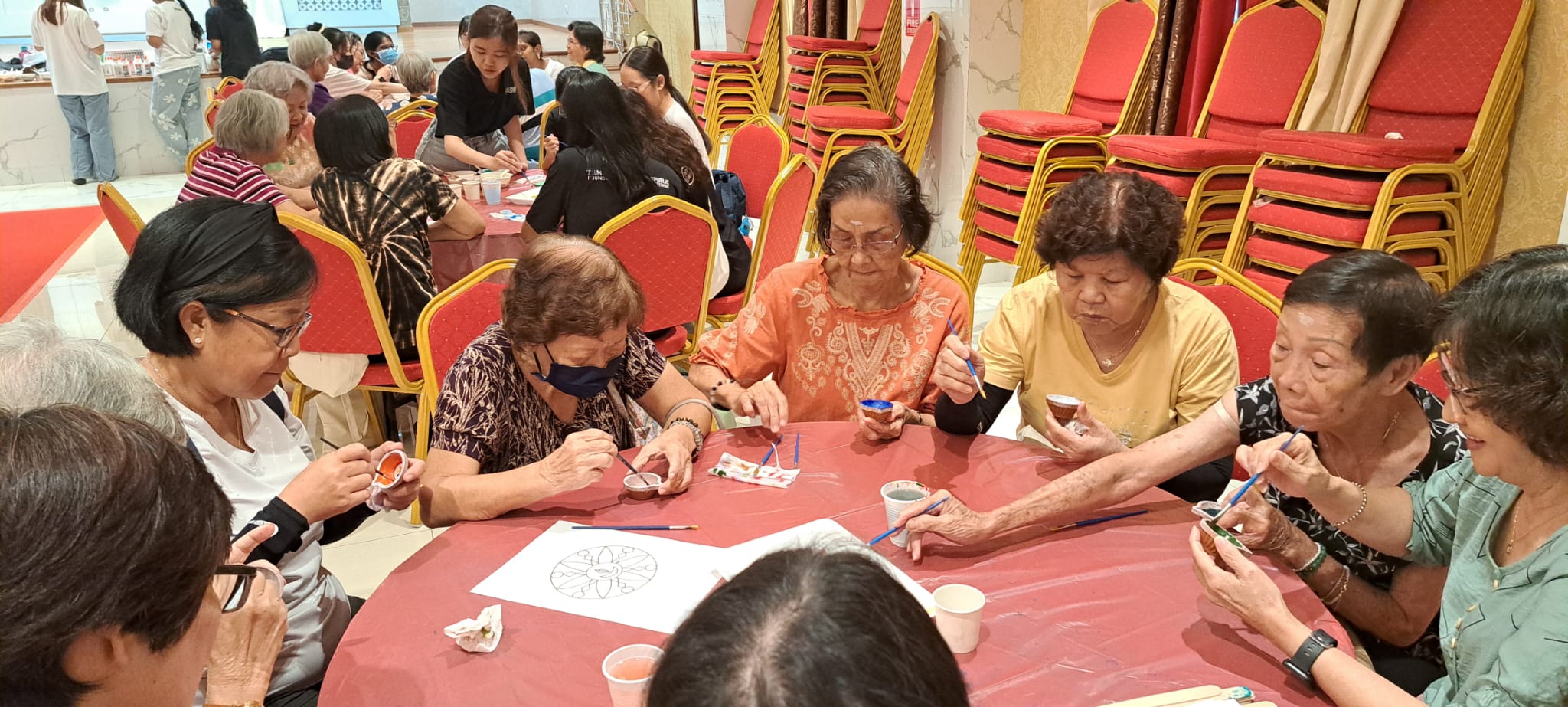 Seniors Visit Holy Tree Sri Balasubramaniar Temple