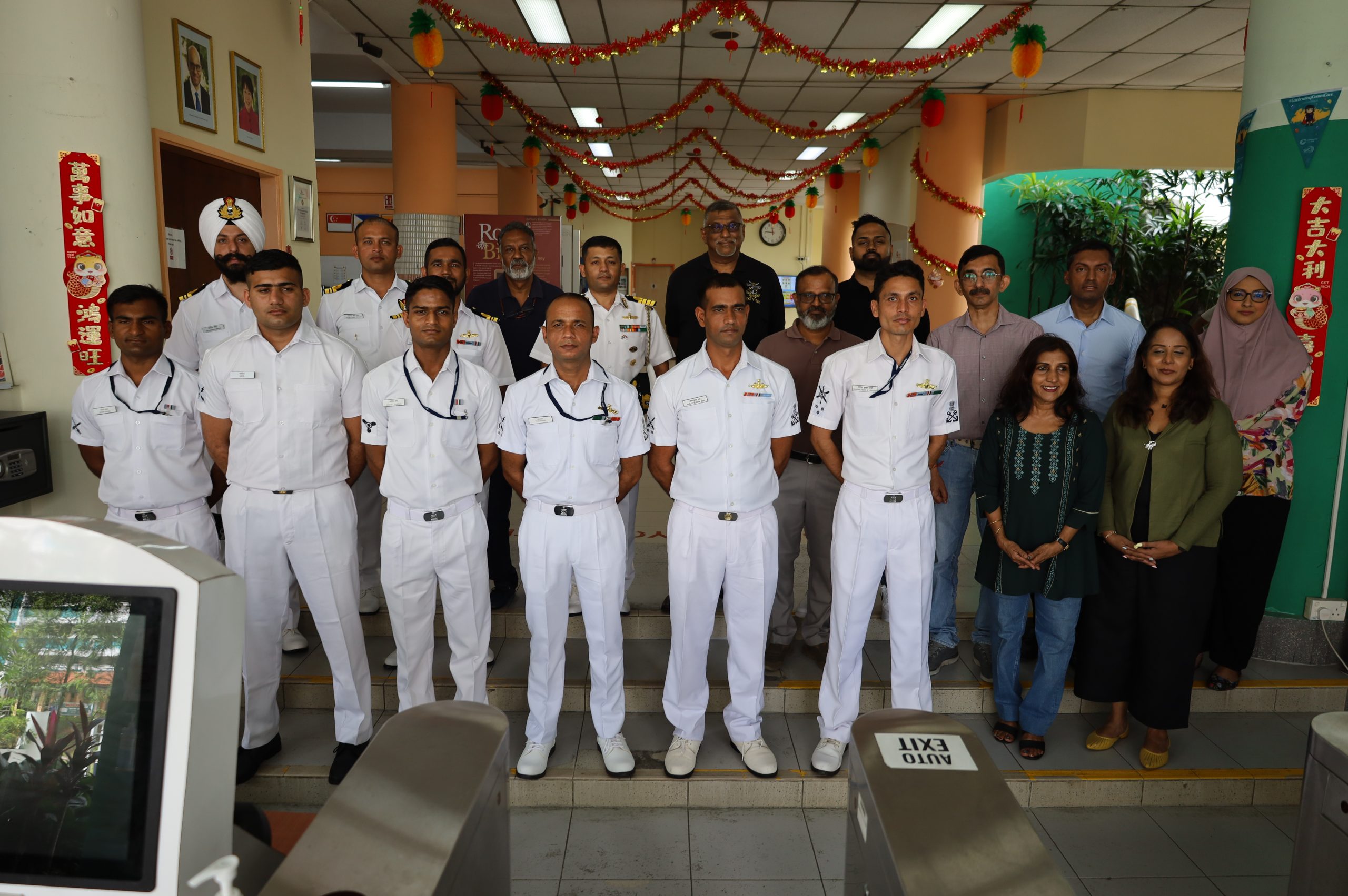 Indian Navy Officers Visit SNM Nursing Home