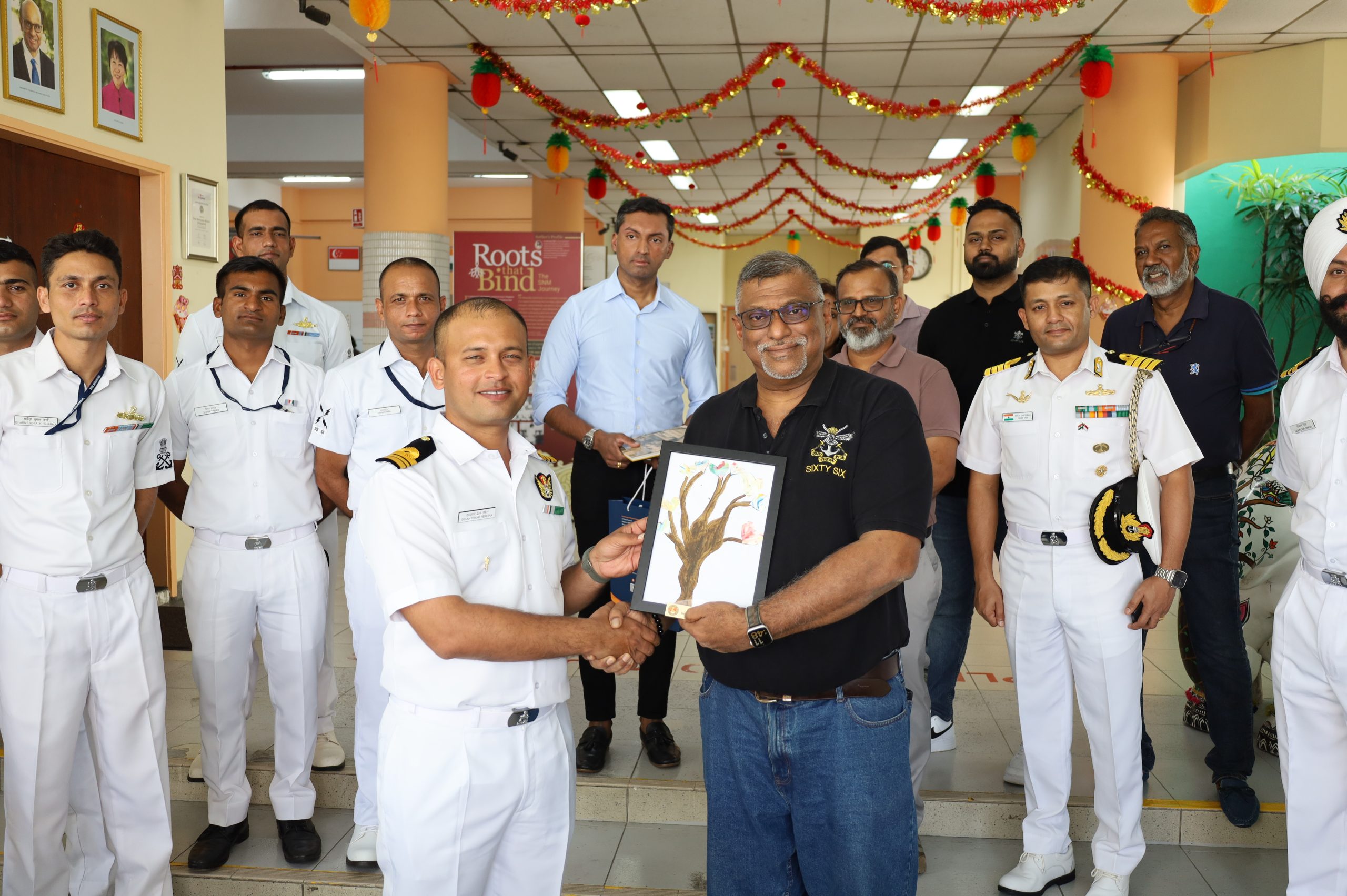 Indian Navy Officers Visit SNM Nursing Home