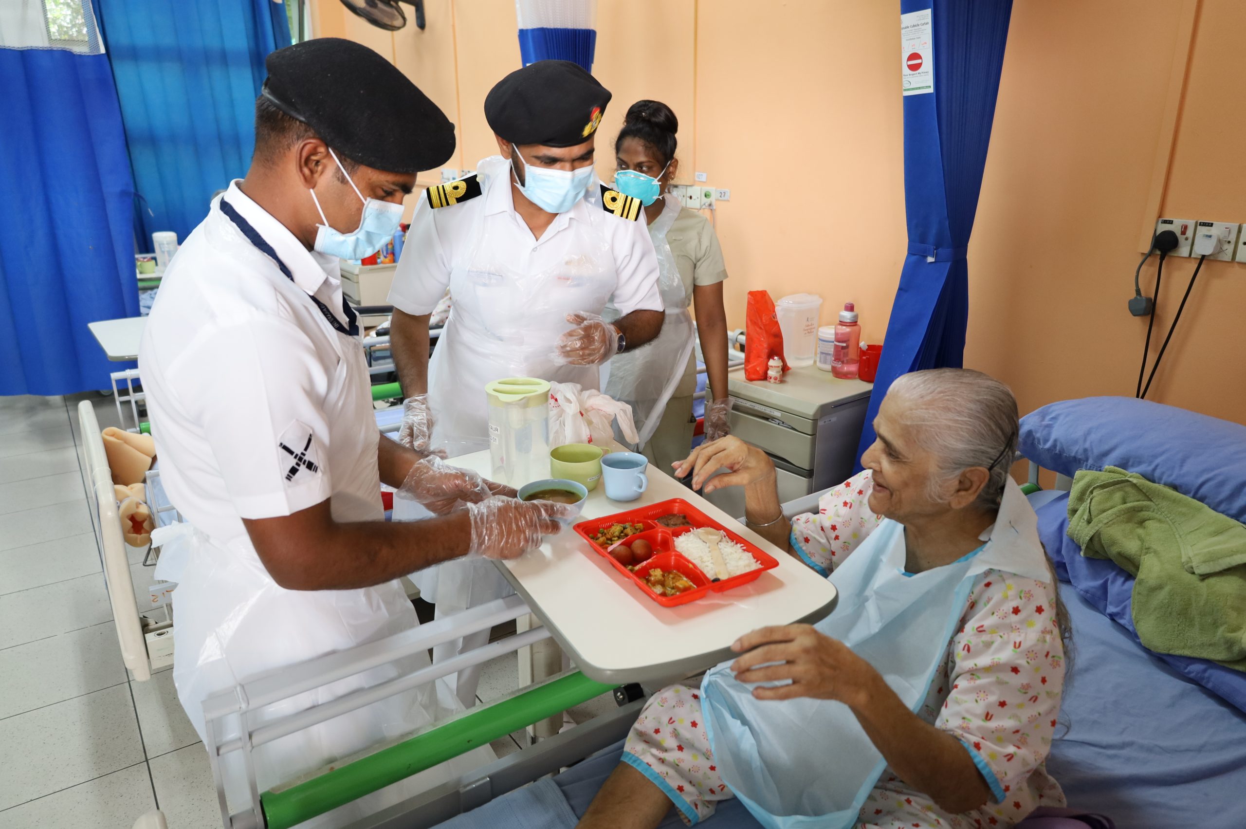 Indian Navy Officers Visit SNM Nursing Home