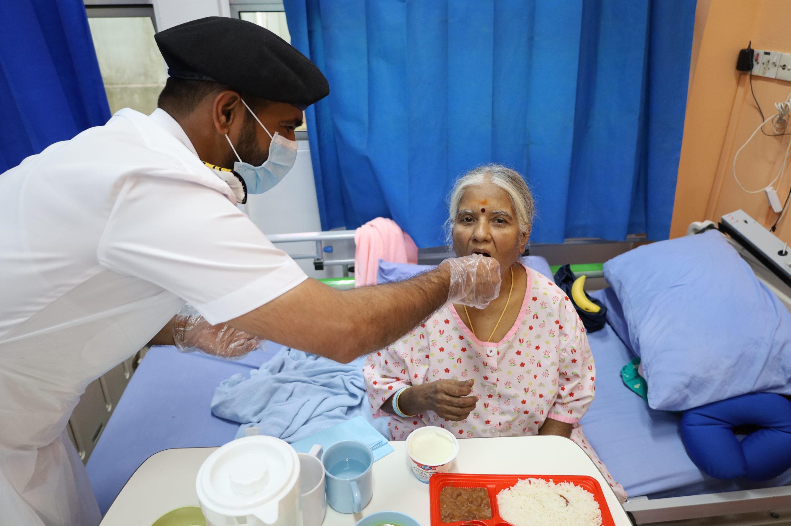 Indian Navy Officers Visit SNM Nursing Home