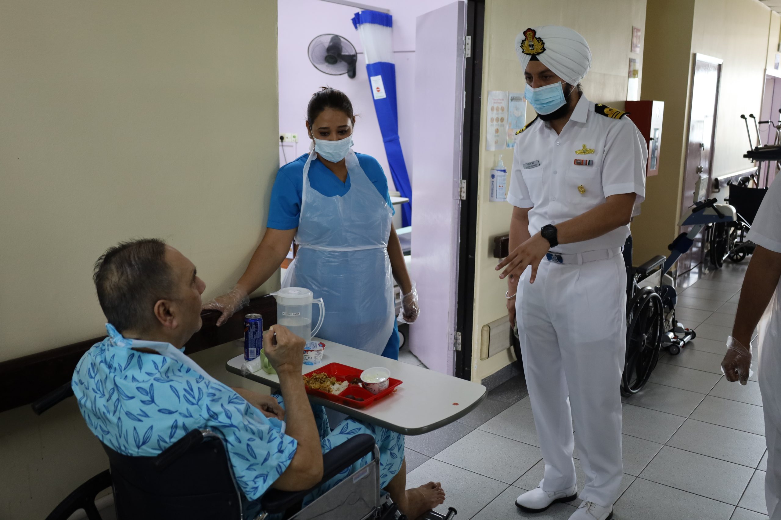 Indian Navy Officers Visit SNM Nursing Home