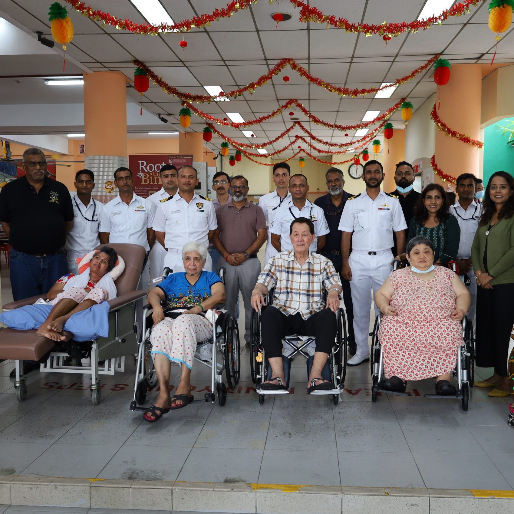 Indian Navy Officers Visit SNM Nursing Home