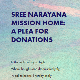 “Sree Narayana Mission Home: A Plea For Donations” by R Asokan