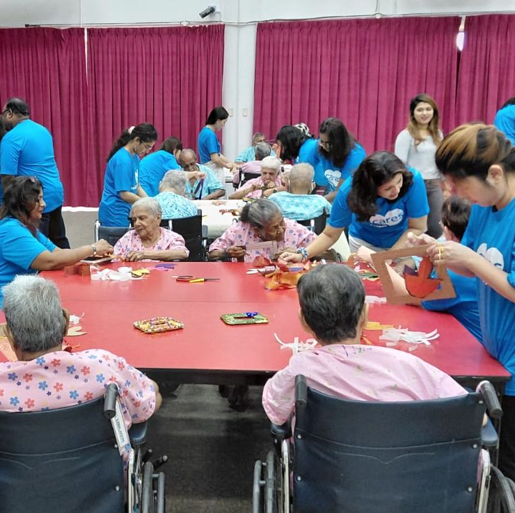Celebrating Deepavali with Mediacorp Cares